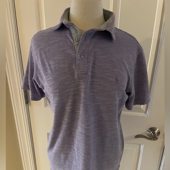 Men's Tailorbyrd Purple Polo Golf Shirt-Size Medium - Picture 7 of 7